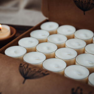 8 hour scented tealights box of 12 tea light candles