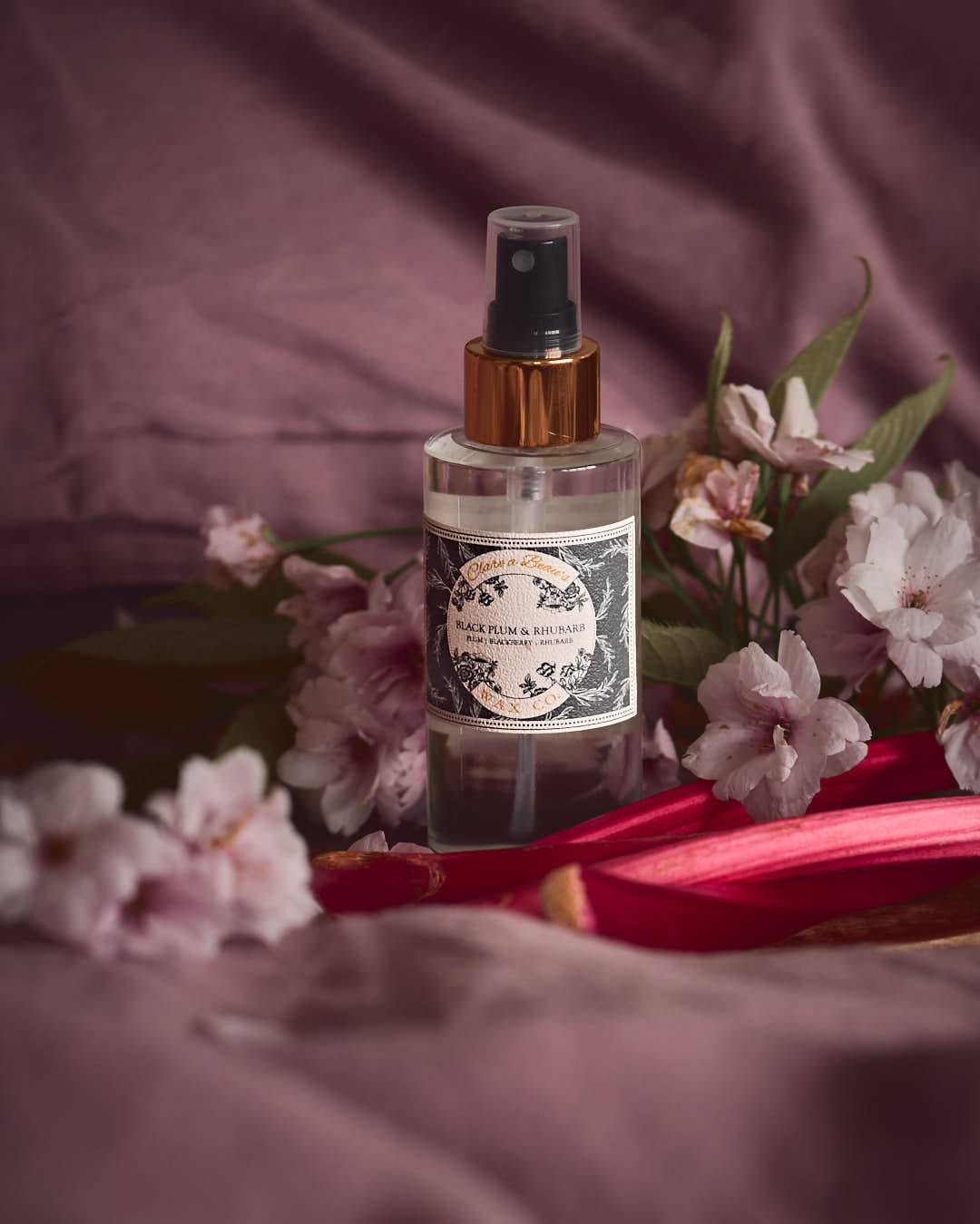 Clare a Beau's Black Plum & Rhubarb room & Linen Spray