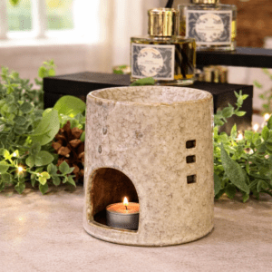 moss stone wax burner | reduced to sell