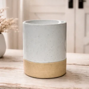 White Speckled Wax Melt Burner